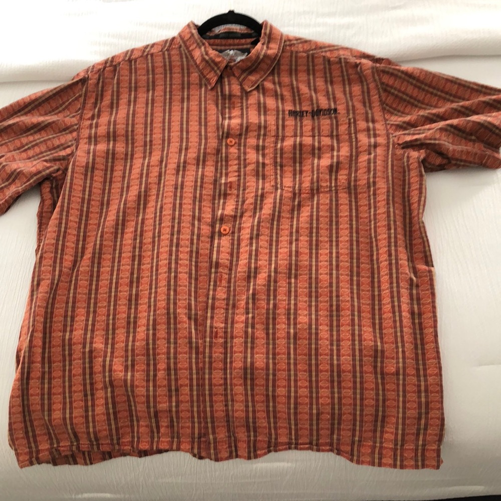 Harley Davidson short sleeve button up.